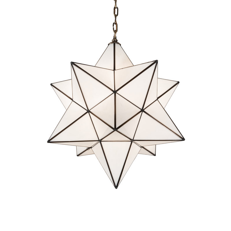 Luminaire suspendu géométrique 1 lumière Estreya