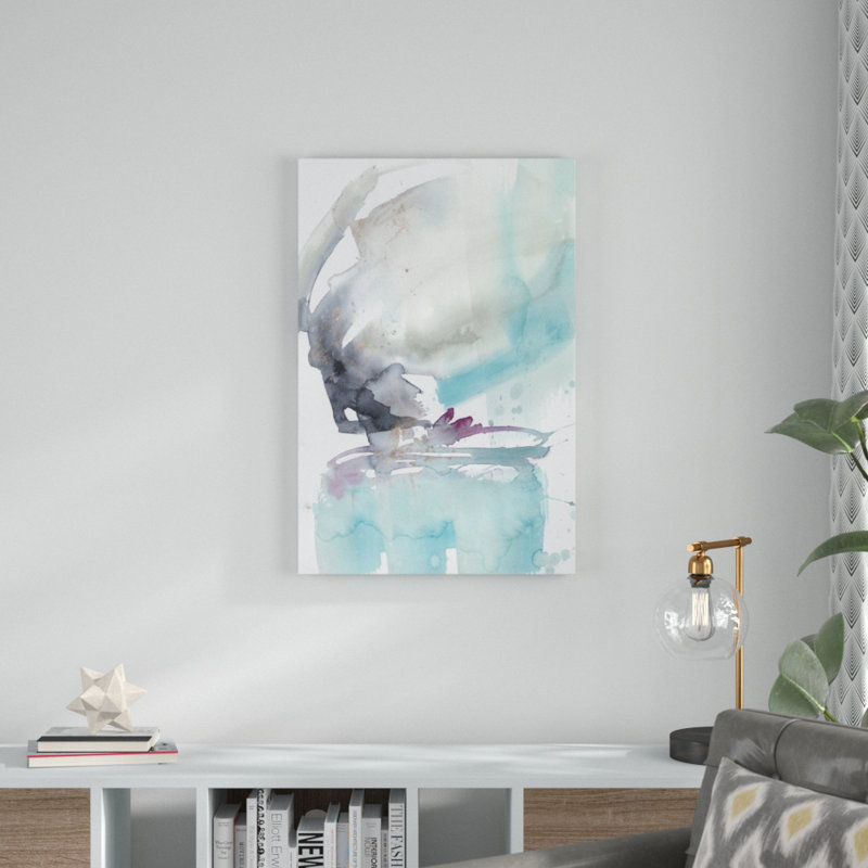 «Coastline Bloom II», peinture sur toile, H 36 po x l 24 po