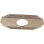 L 16 po x H 8 po x 4 1/4 po x P 3/8 po, médaillon de plafond en bois ajouré Chrysler, panneau de fibres à densité moyenne brut-63411828-63411851