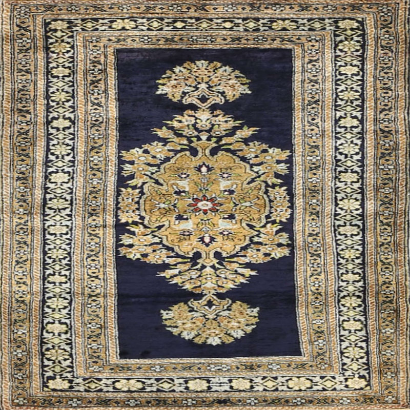 Oriental Indoor Rug, Square 3'