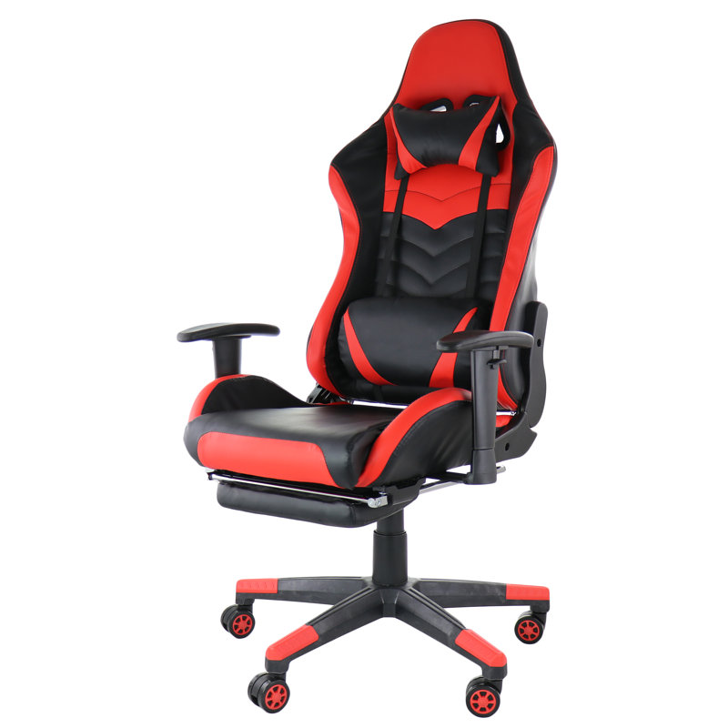 Fauteuil de jeu, Noir/rouge