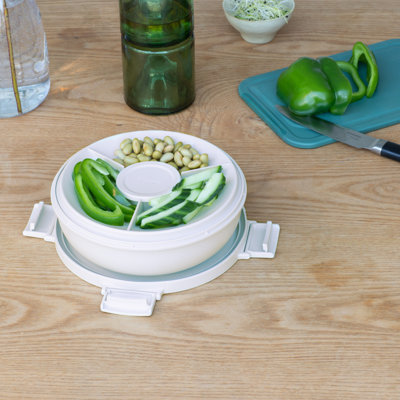 Brabantia Make & Take Salad Bowl, Leakproof, 44 fl oz (1.3 Litre)