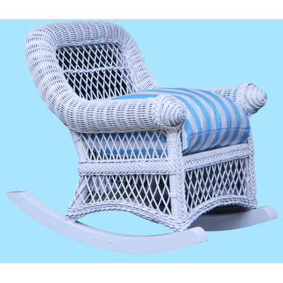 Chaise berçante pour enfant avec coussin