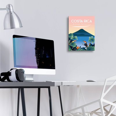 «Costa Rica» par Omar Escalante, art mural en verre acrylique