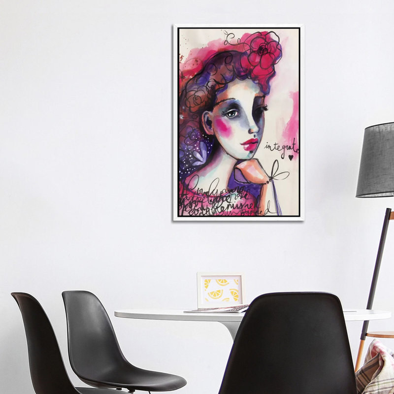 She Blooms VI by Tamara Laporte - Gallery-Wrapped Canvas Giclée on Canvas, White Floater Framed, 101.6 cm H x 66.04 cm W