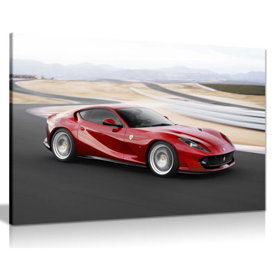 Ferrari 812 Superfast - Wrapped Canvas Print
