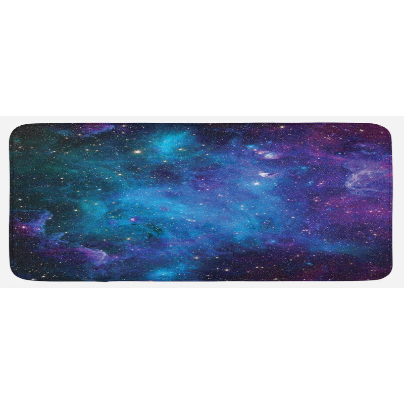 Polyester Kitchen Mat, Brown/Yellow