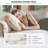 L Shaped Upholstered Corner Modular Sectional Sofa Cloud Couch - Chenille Fabric-951997442-951997443
