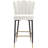 Sonette Upholstered Counter Stool with Metal Frame-1080848065
