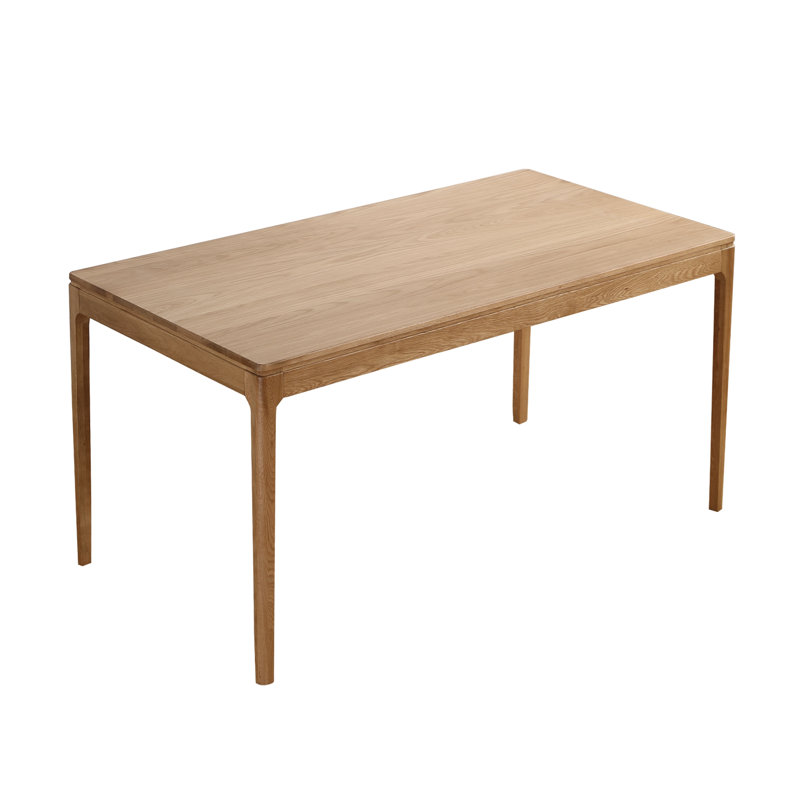 Kinfolk Rectangle Wooden Dining Table - 150cm, Oak