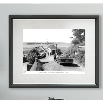 Aust, Ferry And The Severn Bridge C1966 - Single Picture Frame Print