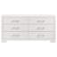 Commode 6 tiroirs Polk Snow White