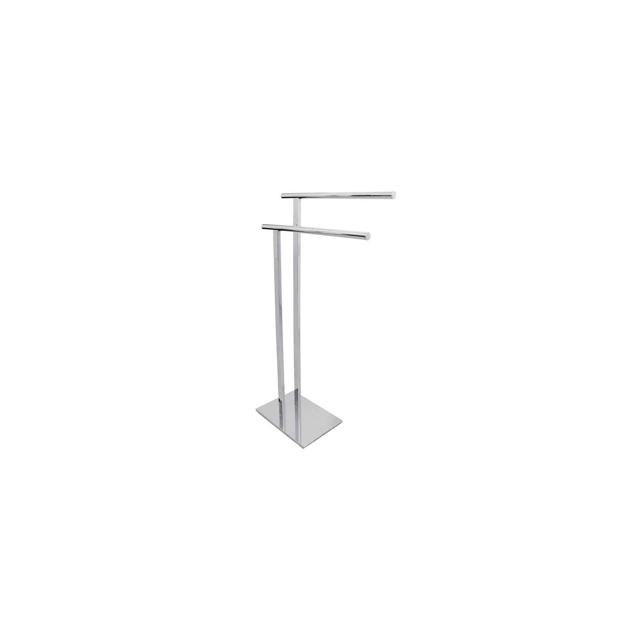 Kingston Brass Edenscape Freestanding Dual Towel Rack, Chrome