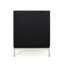 Élégante table de chevet blanche à 2 tiroirs avec design attrayant et 2 tiroirs