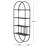 4 Piece Oval Metal Accent Shelf