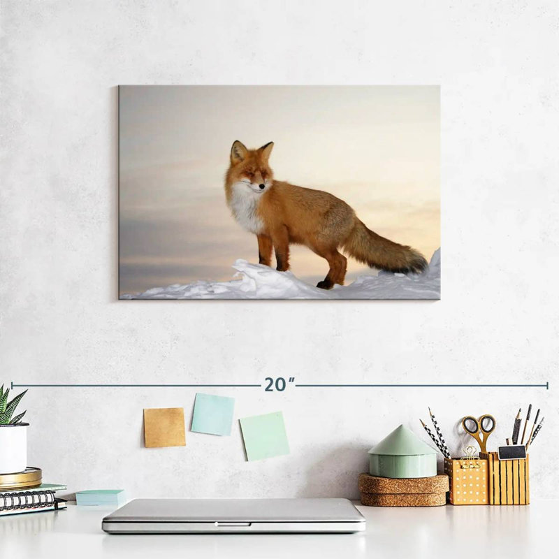 Brampt Majestic Fox, 8" H x 12" W