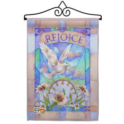 Coussin décoratif décoratif en polyester à 2 faces 19 x 13 po. ensemble de drapeaux