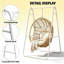 Support de chaise Garden Egg, support de hamac avec structure en A massif pour une stabilité et une polyvalence accrues-492772306
