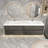 83.4'' Double Bathroom Vanity with Plastic Top-1939500631