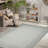 Dune Estra Blue Flatweave Cotton Area Rug-70821084