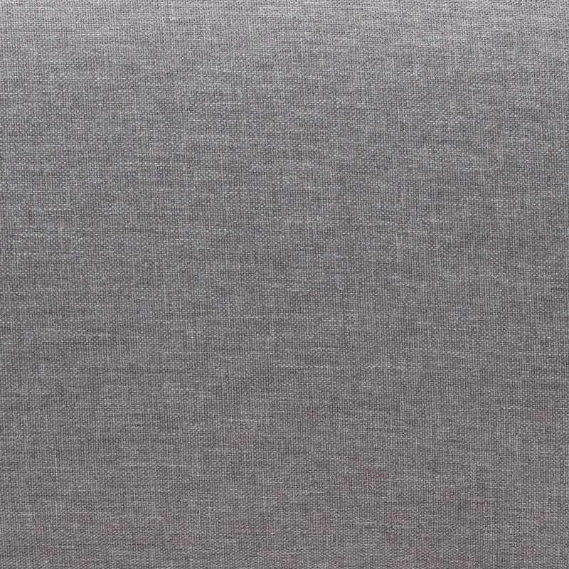Canapé et méridienne rembourrés 2 pièces Minos, Mélange de polyester gris