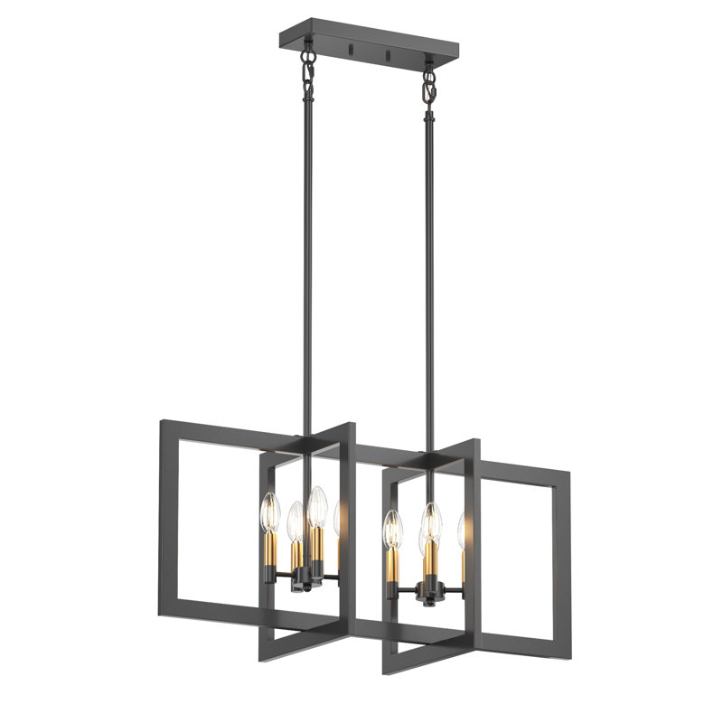 Lennain 8 - Light Dimmable Geometric Chandelier