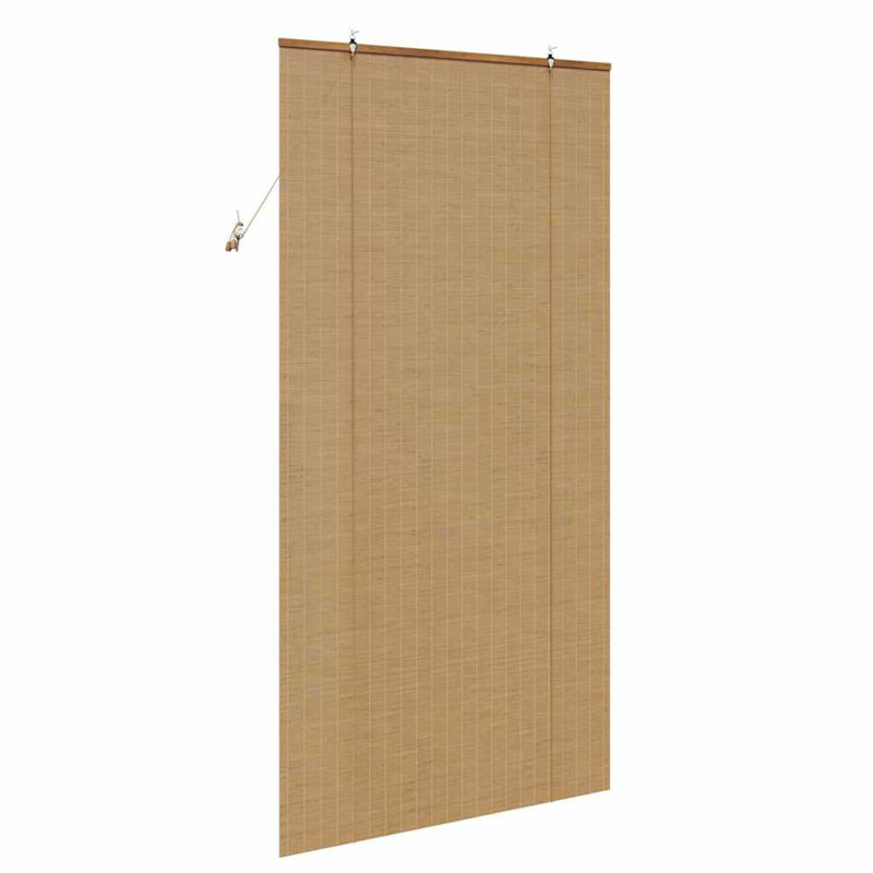 Bamboo Horizontal/Venetian blind, Light Brown, 220cm L x 110cm W