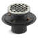Round Design 3" Grid Shower Drain