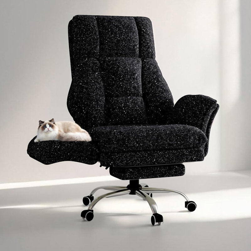 Desk Office Chair, Big and Tall Ergonomic Office Chair, 200KG Adjustable High Back Computer Chair,Executive Swivel Chair with Footrest and Lumbar Support