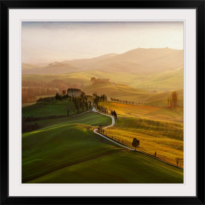 « val d’orcia » par jarek pawlak, reproduction de photo