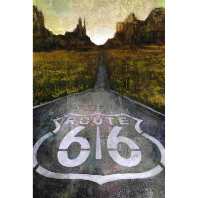 " Route 66 3 " Painting Print