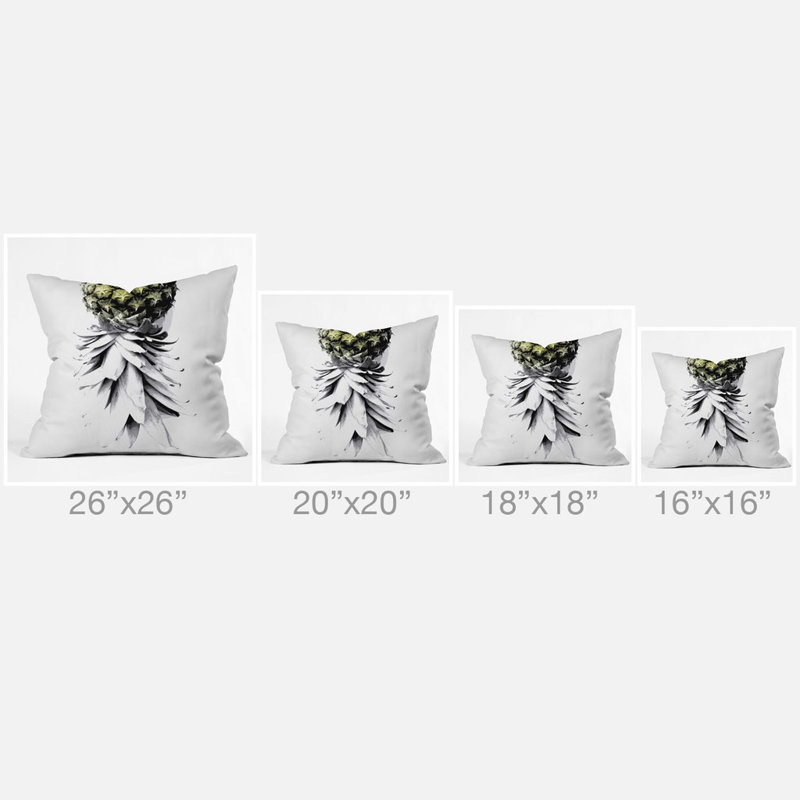  Coussin extérieur Pineapple, 16 po x 16 po
