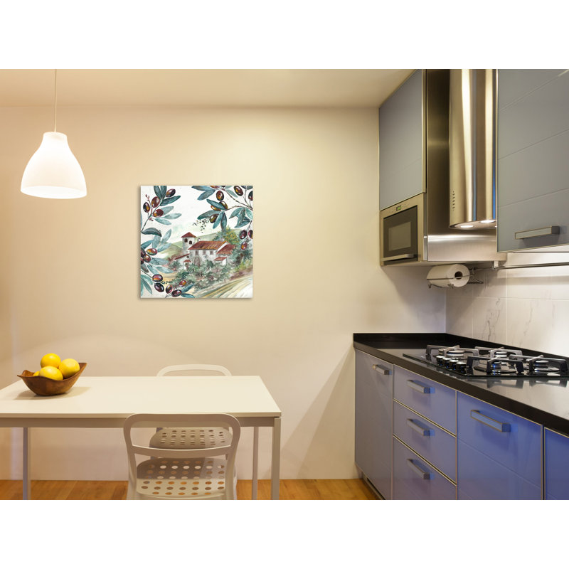 Olive Villa par Tre Sorelle Studios - impression sur toile tendue, H 48 po x l 48 po x P 1,5 po