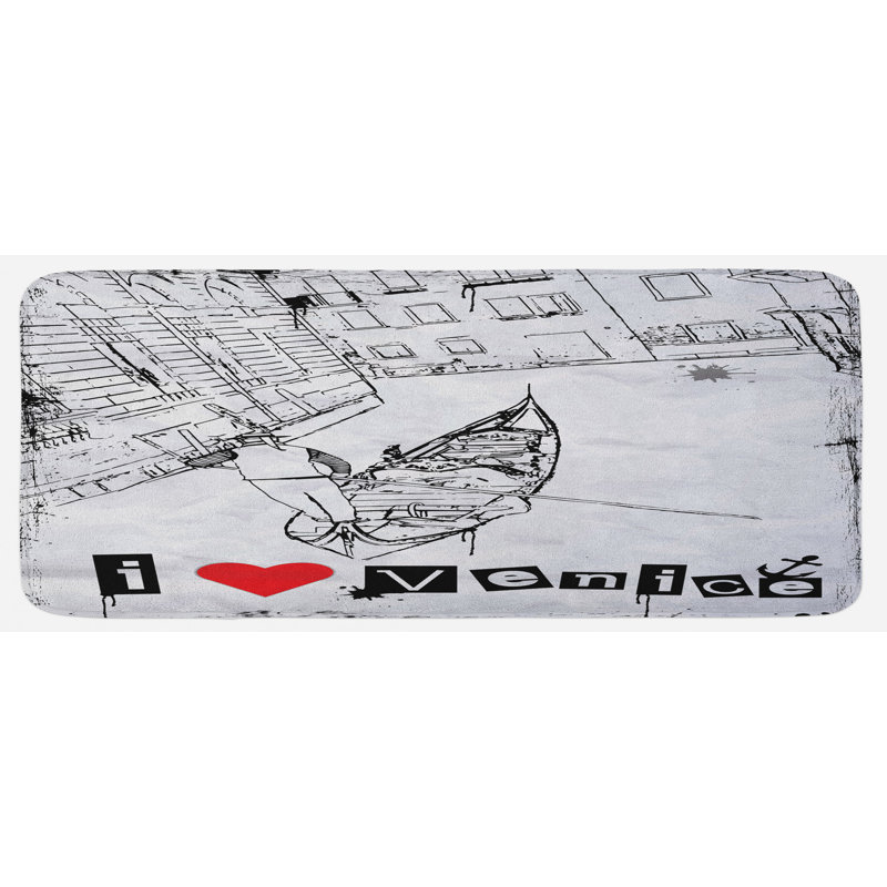 Tapis de cuisine grunge