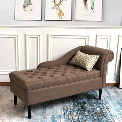 Repose-pieds en lin American Fashion