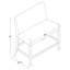 Banc de bar rembourré Barneveld Theartis