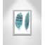 «Feathers in Turquoise II», art encadré-47566112-47533816