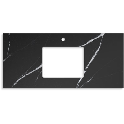 Silestone Quartz 49-In Vanity Top With Rectangle Cutout