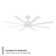Size Matters 8-Blade Smart Ceiling Fan With Remote Control Included, Works With Alexa and iOS / Android App