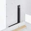 Lit escamotable mural avec armoire supérieure, tablettes-1541290139