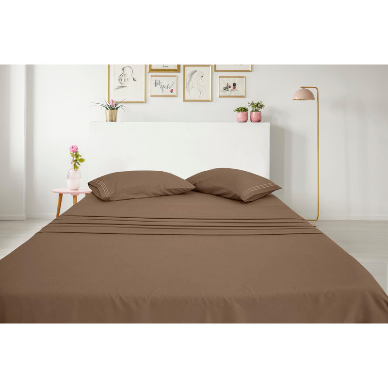 Greeny Green Luxury Bamboo Rayon Sheet Set, Tiger Eye