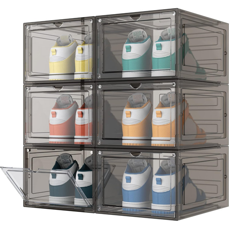 6 Pair Shoe Storage Box