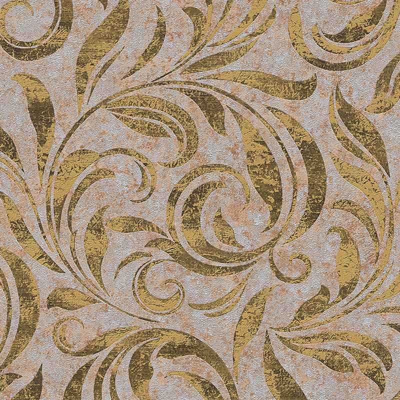Nobile 10.05m x 70cm 3D Embossed Wallpaper, Brown/Black