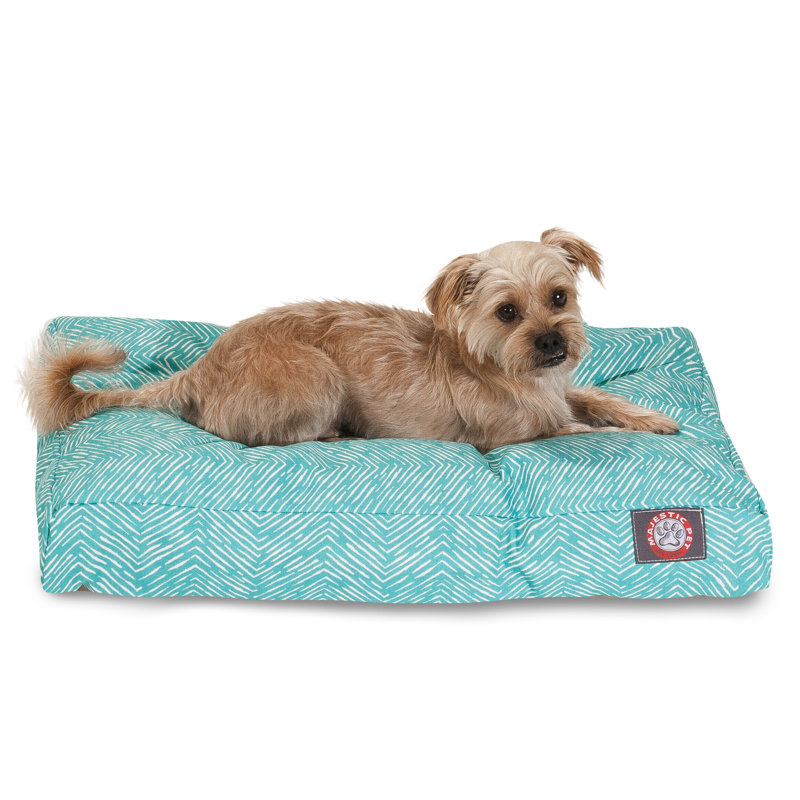 Oreiller Southwest, Bleu sarcelle, Petit (l 20 po x P 27 po x H 4 po) ;