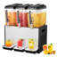 Commercial Beverage Dispenser 12L x 3 Tanks Cold Juice Ice Drink Dispenser