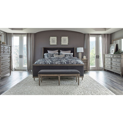 Ensemble de chambre avec très grand lit 5 pièces Alderwood