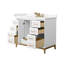 Marlena 42" Freestanding Single Bathroom Vanity with Cultured Marble Top-566682303-566682302-543189224