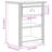15.2'' W Solid Wood Nightstand-536548527