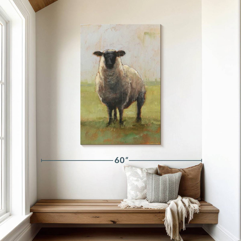 Brampt Away From The Flock I, 45" H x 30" W