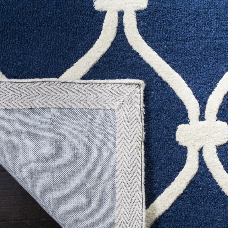 Willington Geometric Wool Hand Woven Area Rug, Rectangle 91 x 152cm